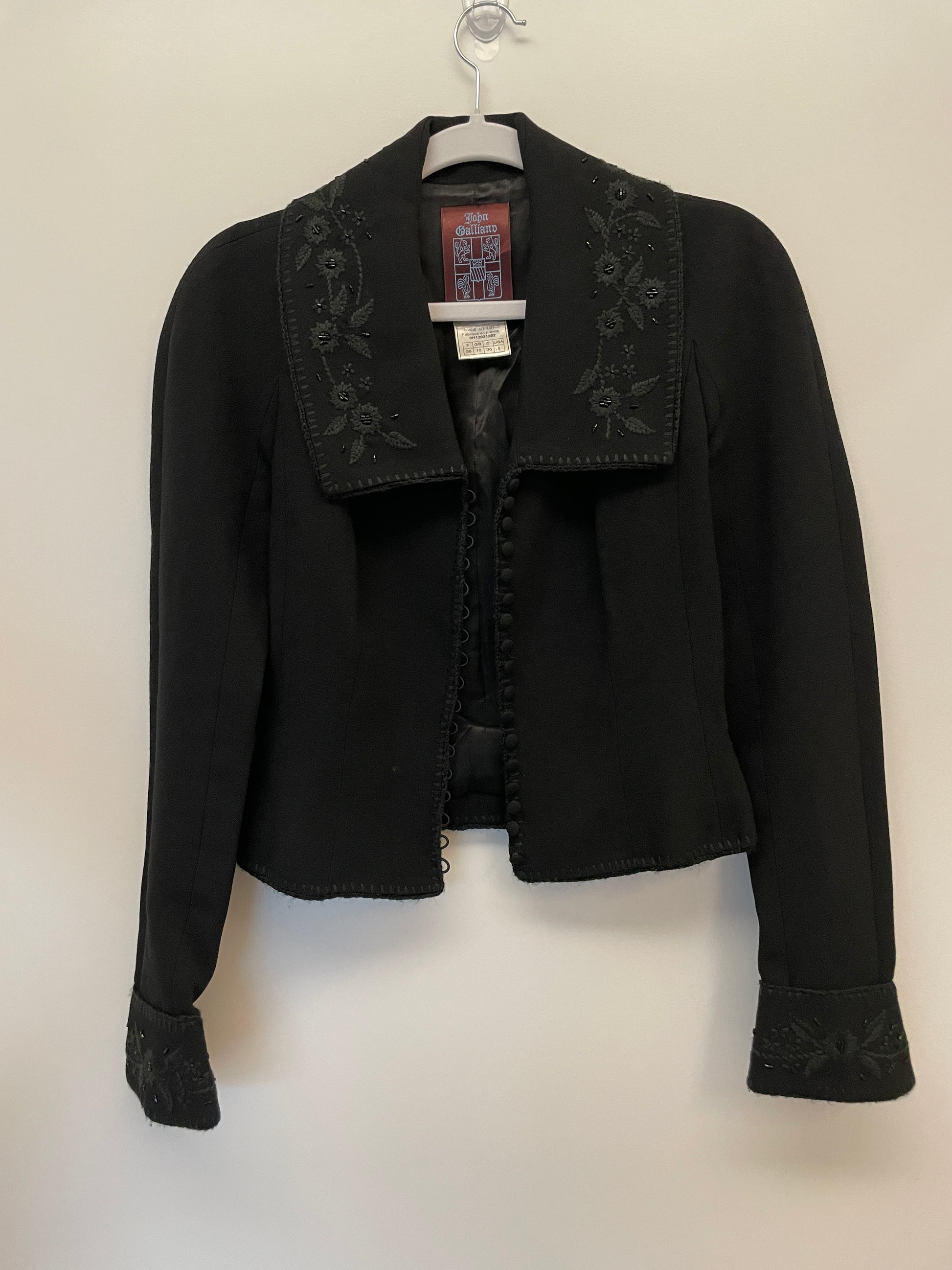 vintage runway 1998 John Galliano blazer jacket