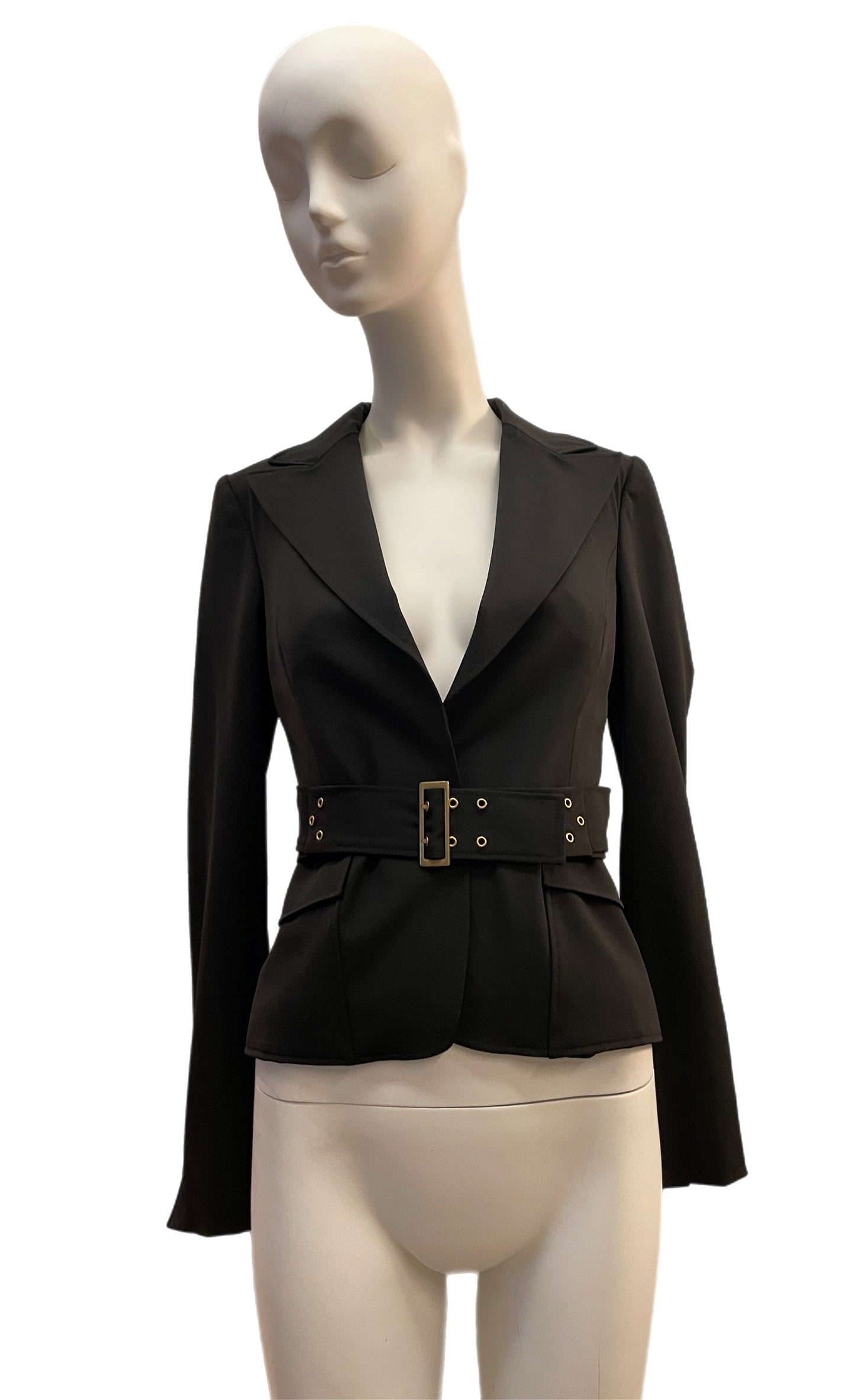 GUCCI by TOM FORD 2003 Vintage Belted Blazer Jacket