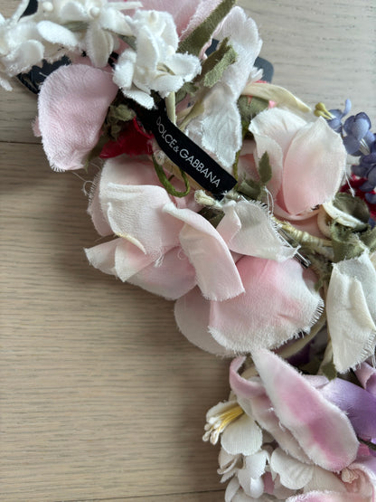 DOLCE & GABBANA Vintage Silk Floral Pin