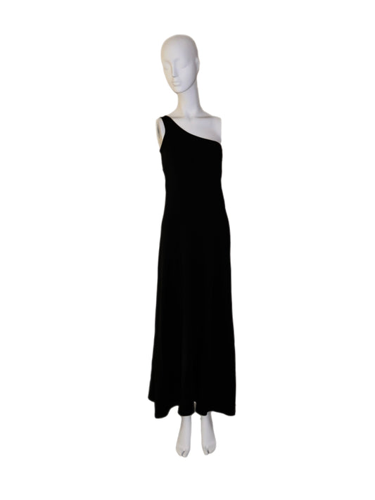 vintage Calvin Klein collection silk maxi dress gown runway 1996