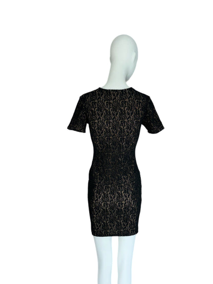 vintage Michael Kors collection 1992 vintage lace runway mini dress