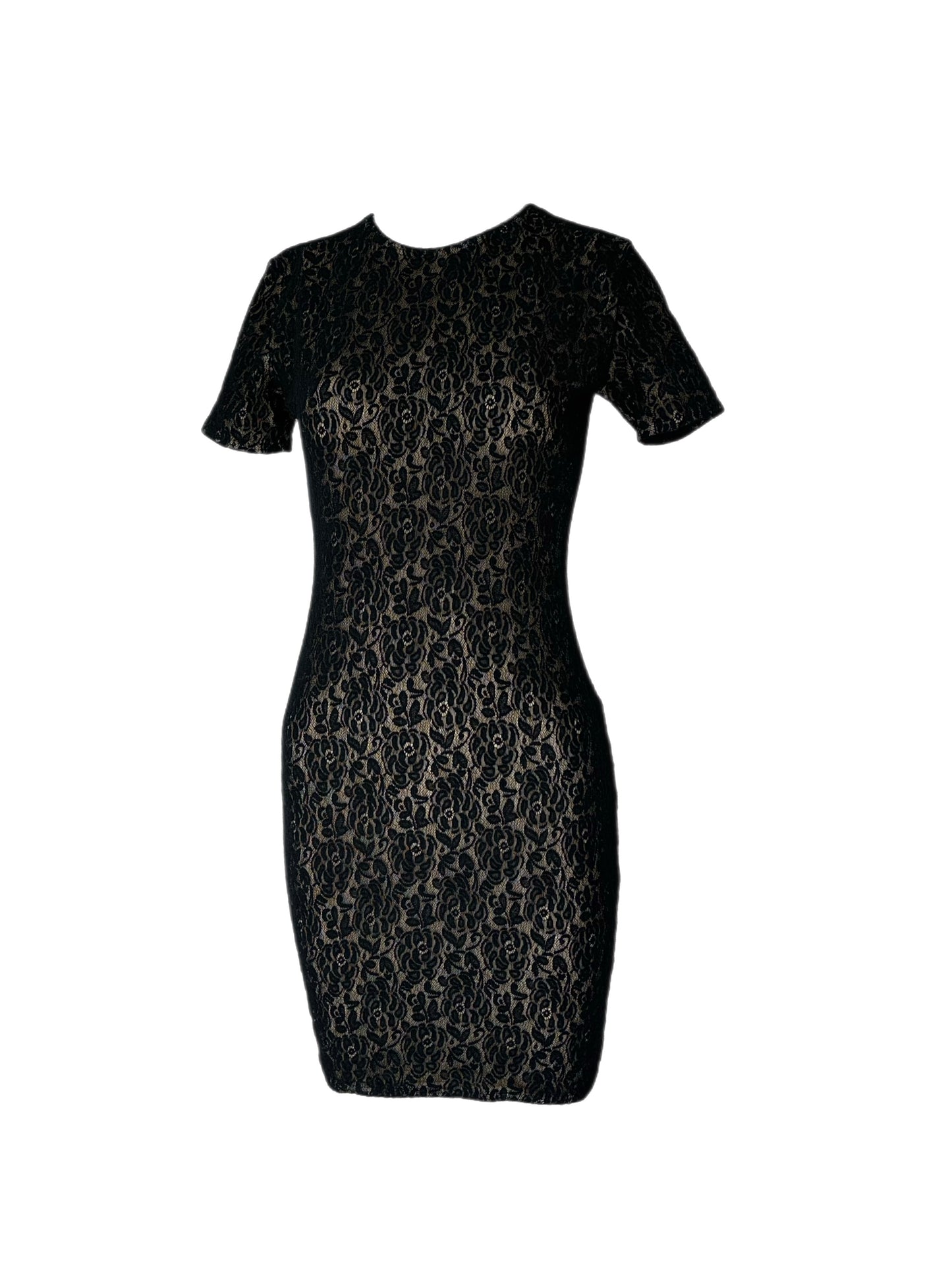 vintage Michael Kors collection 1992 vintage lace runway mini dress