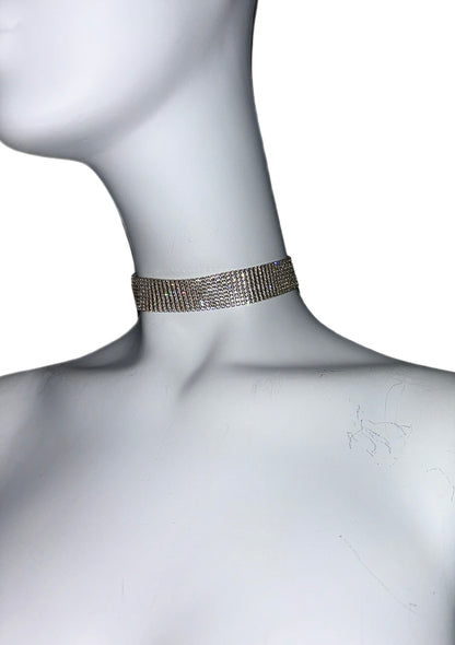 RALPH LAUREN COLLECTION Vintage Swarovski Crystal Choker Necklace