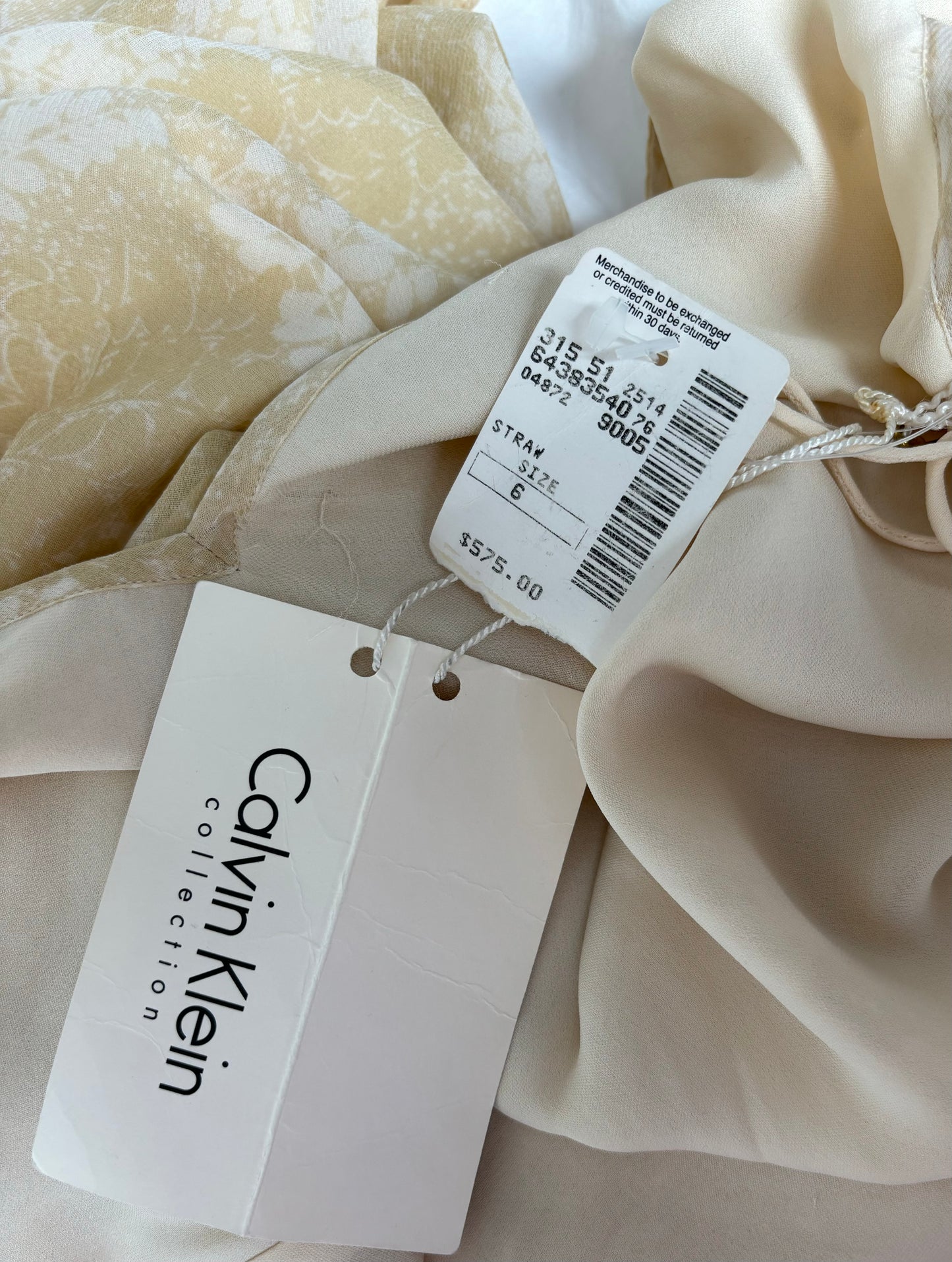 CALVIN KLEIN COLLECTION Vintage Silk Slip Dress