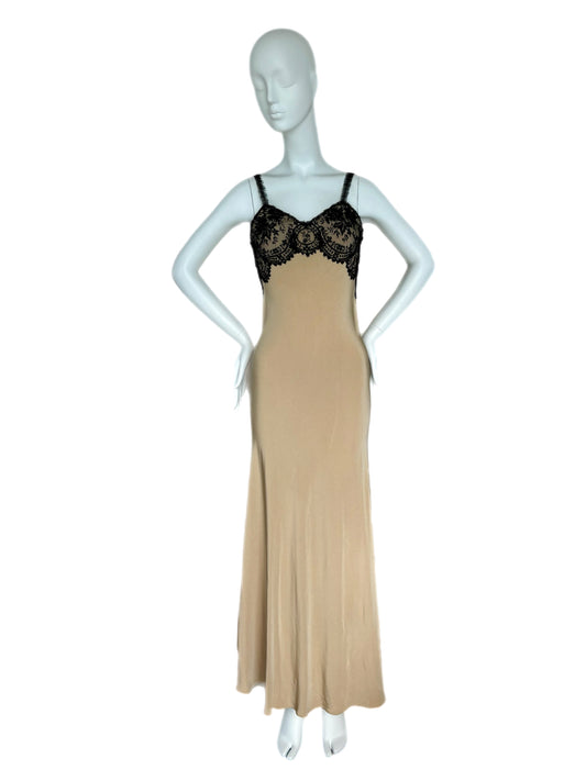 OSCAR DE LA RENTA 2009 Vintage Silk Evening Gown