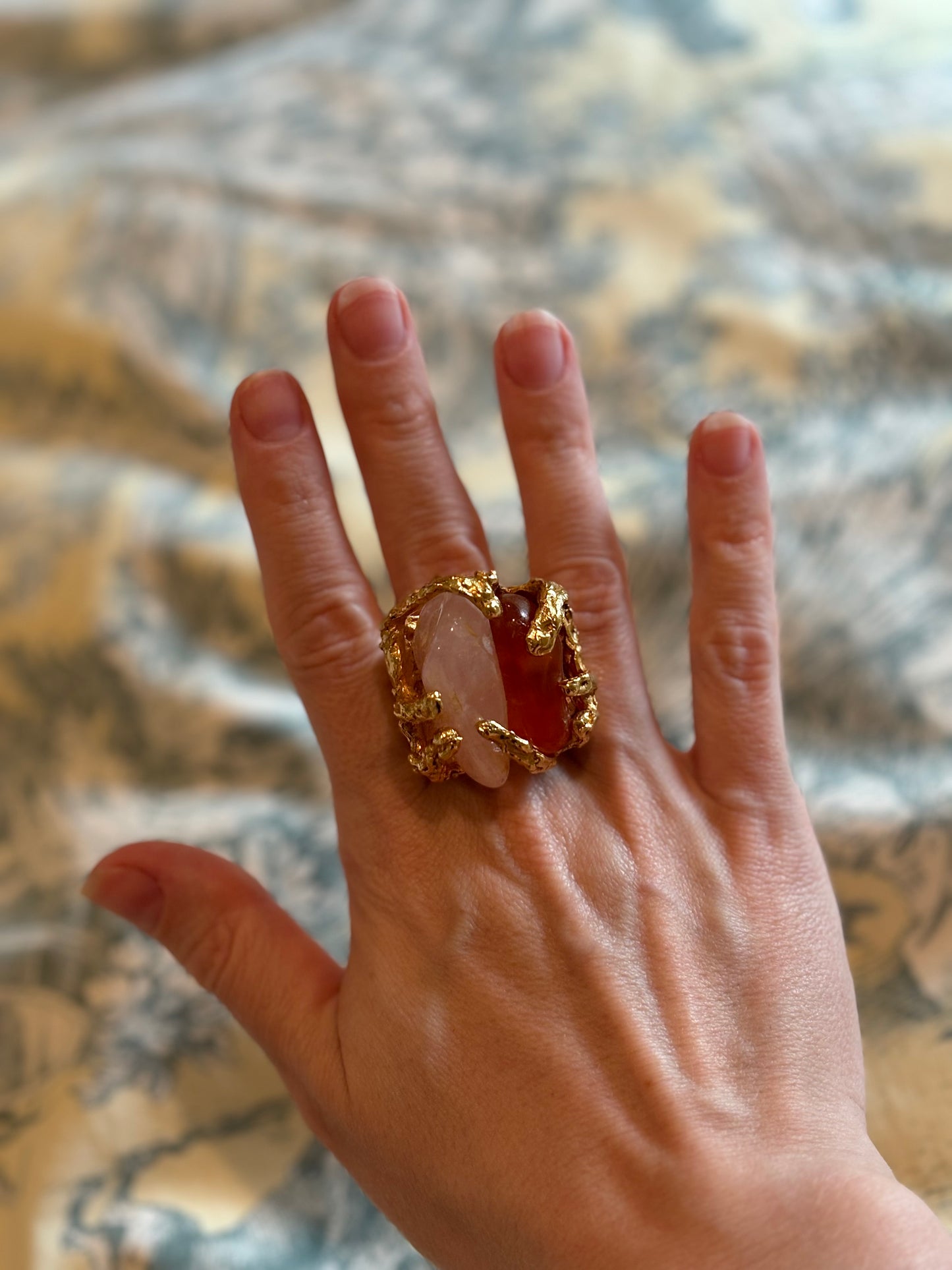 YVES SAINT LAURENT YSL 2010 Vintage Cocktail Ring