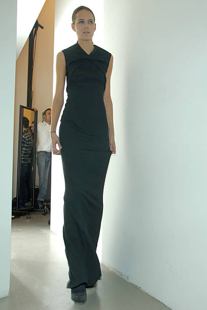 CALVIN KLEIN COLLECTION 2007 Runway Gown With Train