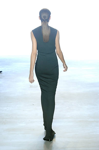 CALVIN KLEIN COLLECTION 2007 Runway Gown With Train