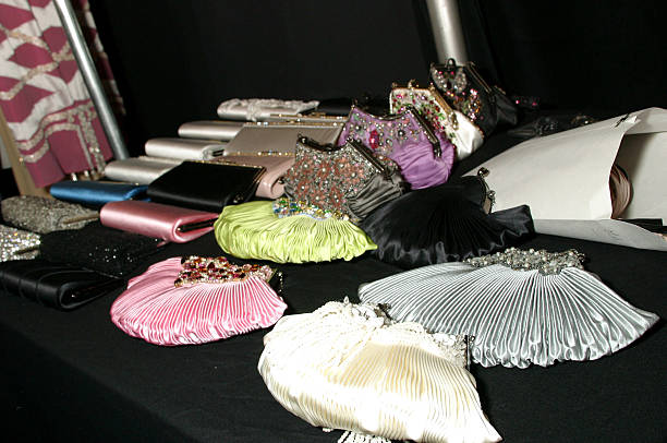 BADGLEY MISCHKA Vintage 2004 Runway Pink Embellished Bag