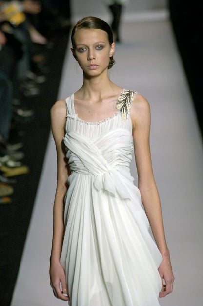 VERA WANG 2006 Vintage Runway Grecian Gown